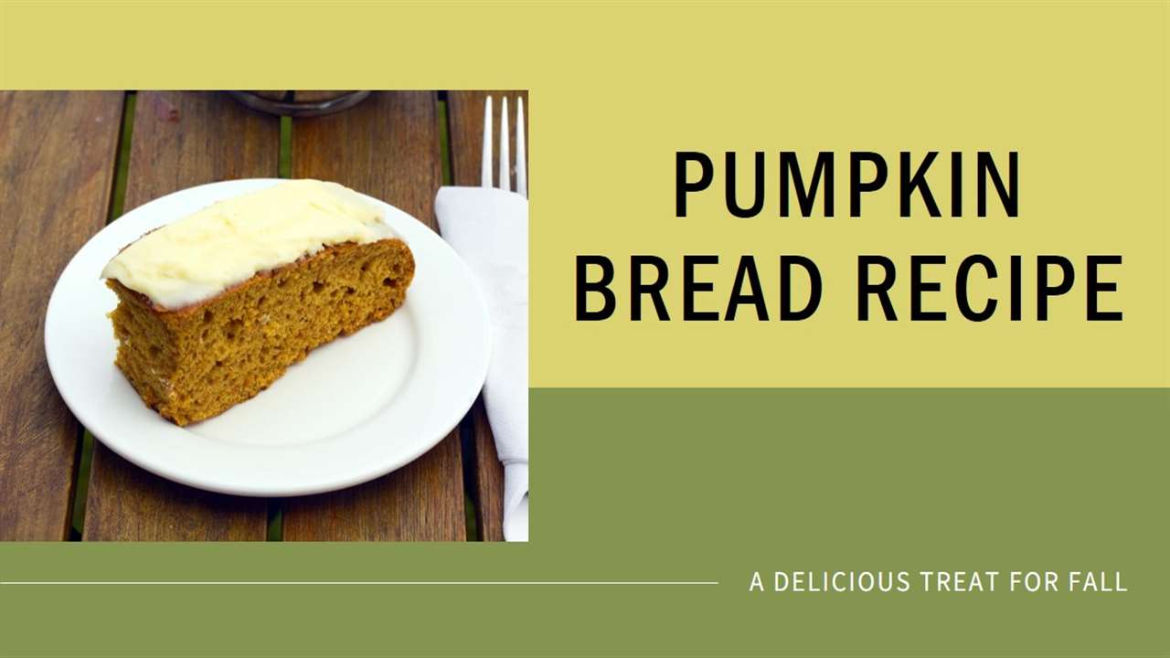 Paula Deen's Pumpkin Bread Recipe: A Taste of Fall in Every Bite - Mega ...